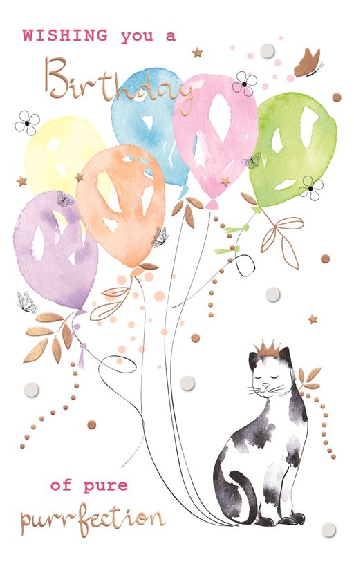 ICG Cat Birthday Card*