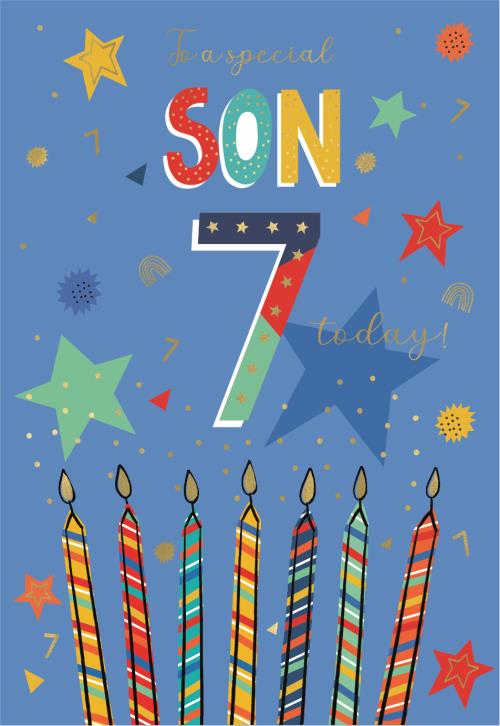 ICG Son 7th Birthday Card