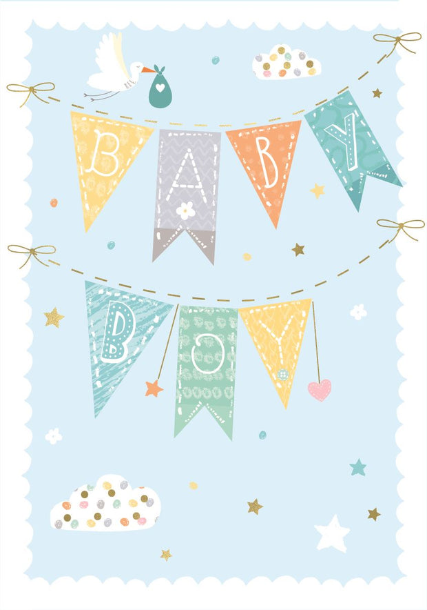 ICG New Baby Boy Card