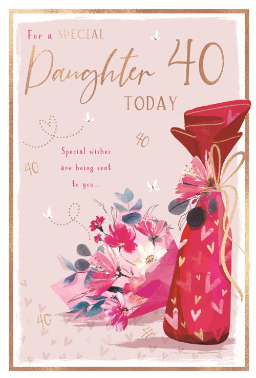 ICG Daughter 40th Birthday Card