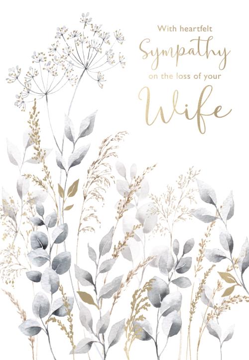 ICG Sympathy Loss of Wife Card*