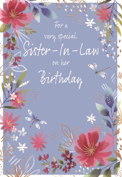 ICG Sister in Law Birthday Card