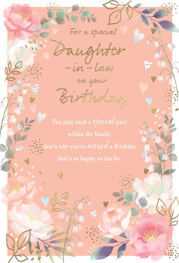 ICG Daughter in Law Birthday Card*