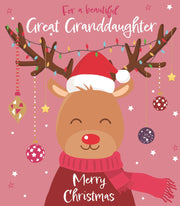 ICG Great Granddaughter Christmas Card**