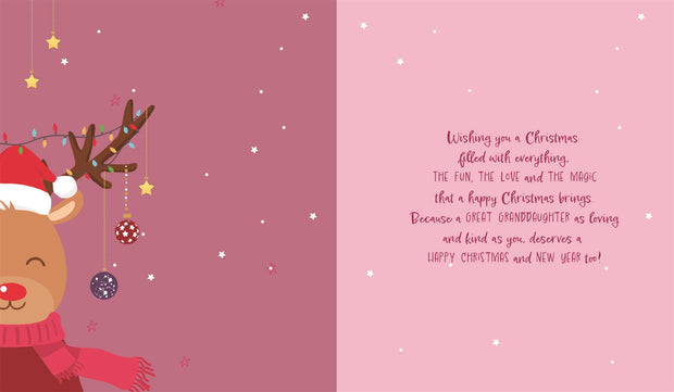 ICG Great Granddaughter Christmas Card**