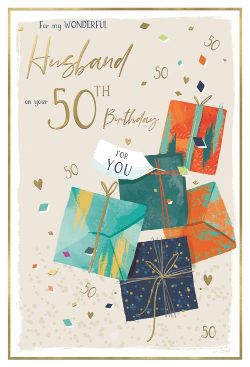 ICG Husband 50th Birthday Card*
