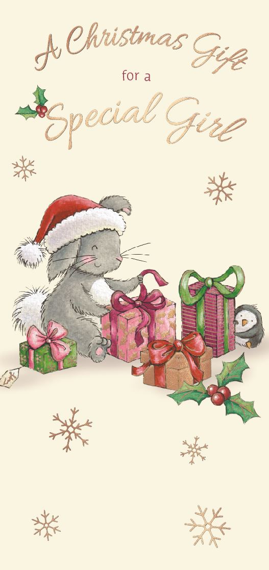 ICG Money Wallet For A Special Girl Christmas Card**