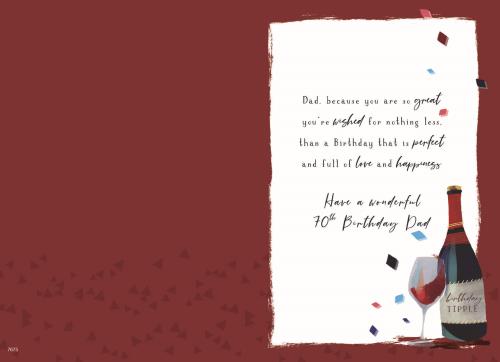 ICG Dad 70th Birthday Card*