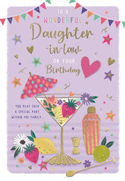 ICG Daughter in Law Birthday Card*