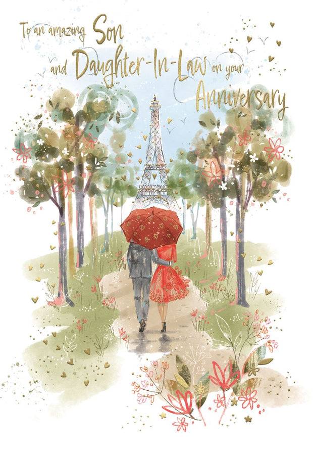 ICG Son & Daughter-in-Law Anniversary Card