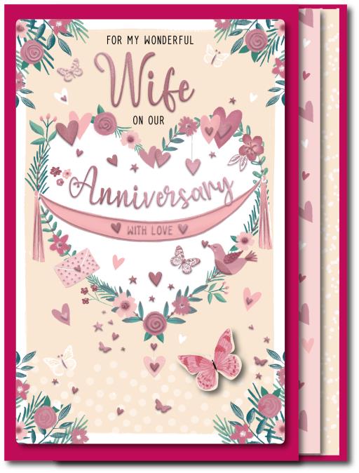 ICG Wife On Our Anniversary Boxed Card*