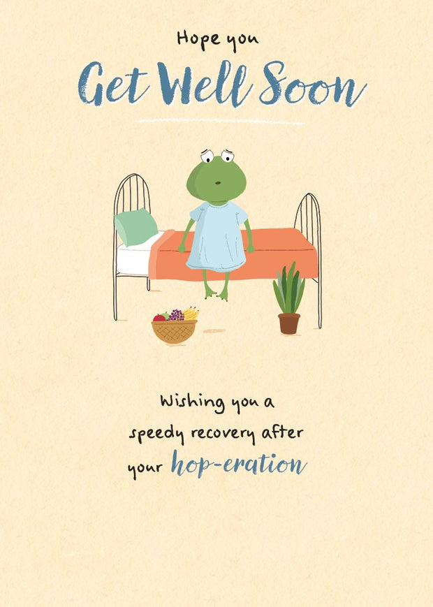 ICG Get Well Soon After Your Operation Card *