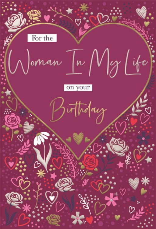 ICG Woman in My Life Birthday Card*