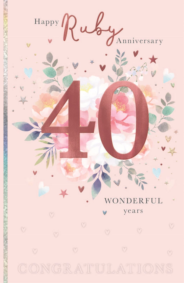 ICG Your Ruby Anniversary Card*