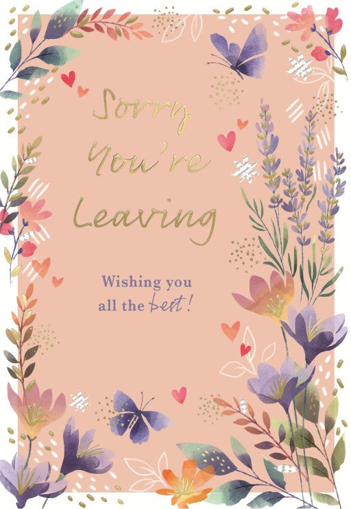 ICG Sorry You Are Leaving Card*