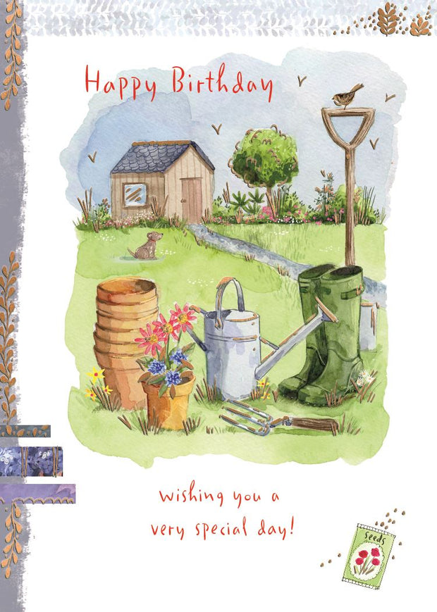 ICG Off The Grid Gardening Birthday Card*