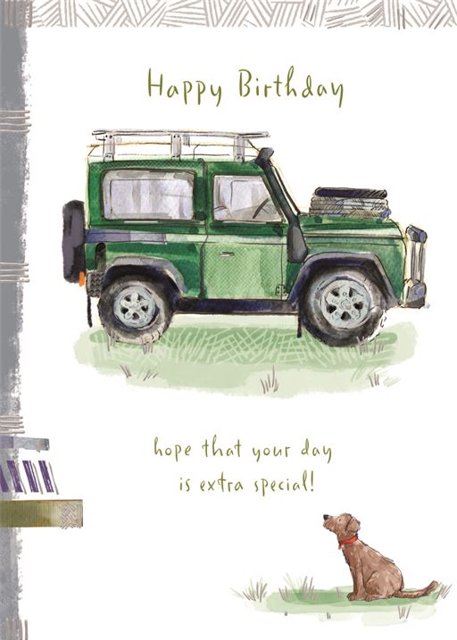 ICG Open Male Birthday Card *