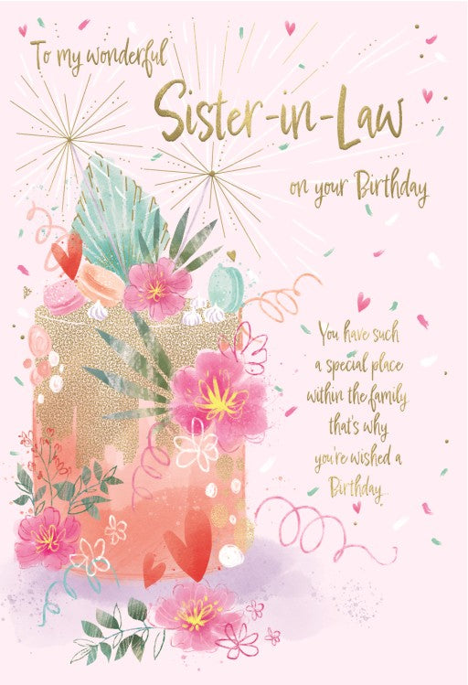 ICG Sister in Law Birthday Card*