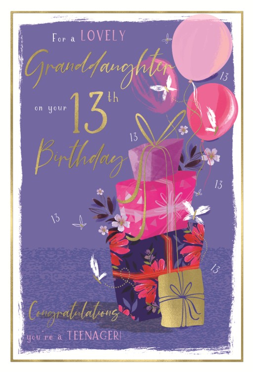 ICG Granddaughter 13th Birthday Card