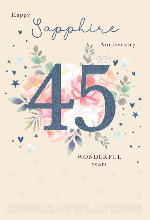 ICG On Our Sapphire Anniversary Card*