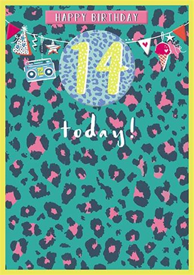 Paper House 14th Birthday Card*