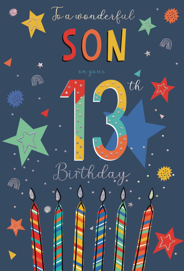ICG Son 13th Birthday Card
