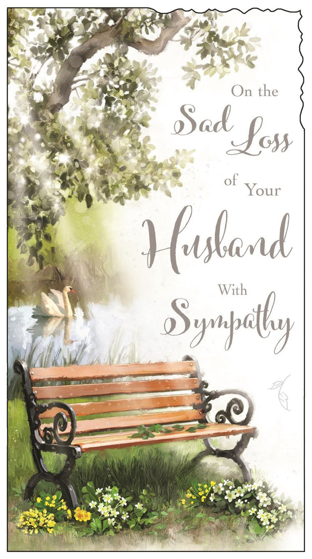Jonny Javelin Sympathy Loss of Husband Card*