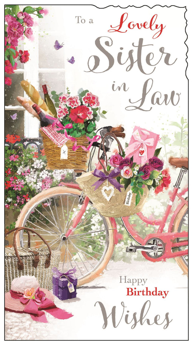 Jonny Javelin Sister-in-Law Birthday Card*