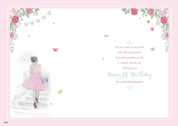 ICG Granddaughter 18th Birthday Card