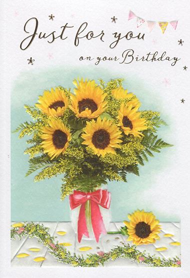 ICG Sunflowers Birthday Card*