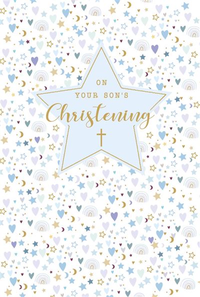 Nigel Quiney Christening Day Card