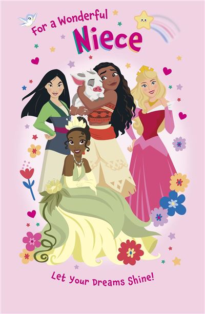Carlton Cards Disney Princess Niece Birthday Card