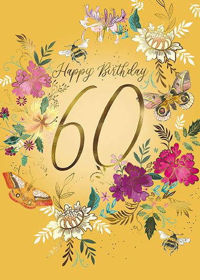 Paper House 60th Birthday Card*