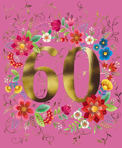 Paper House 60th Birthday Card*