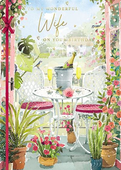 Paper House Wife Birthday Card*