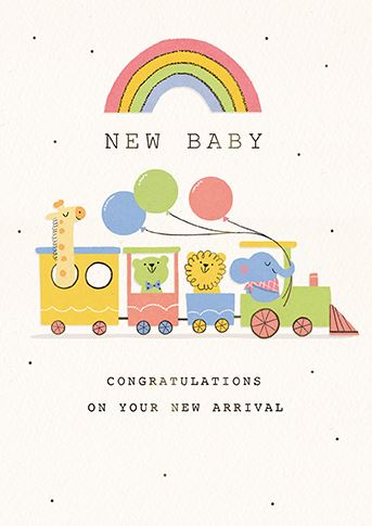 Paper House New Baby Card *