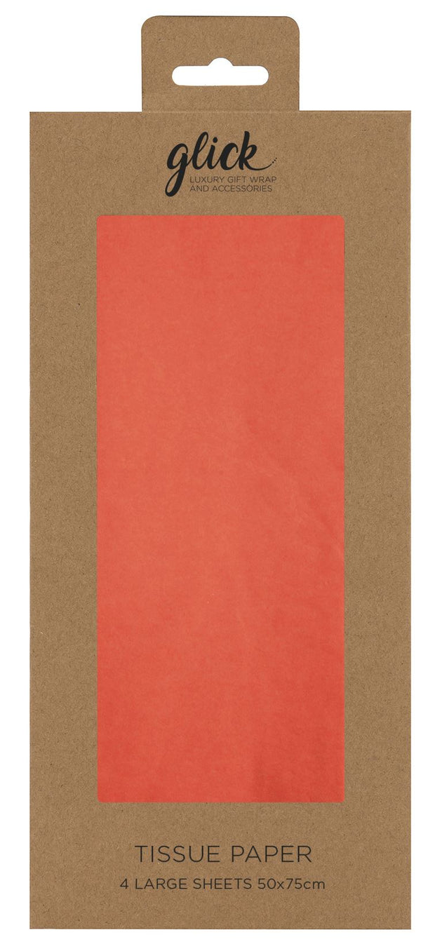 Glick Orange Tissue 4 Sheets*