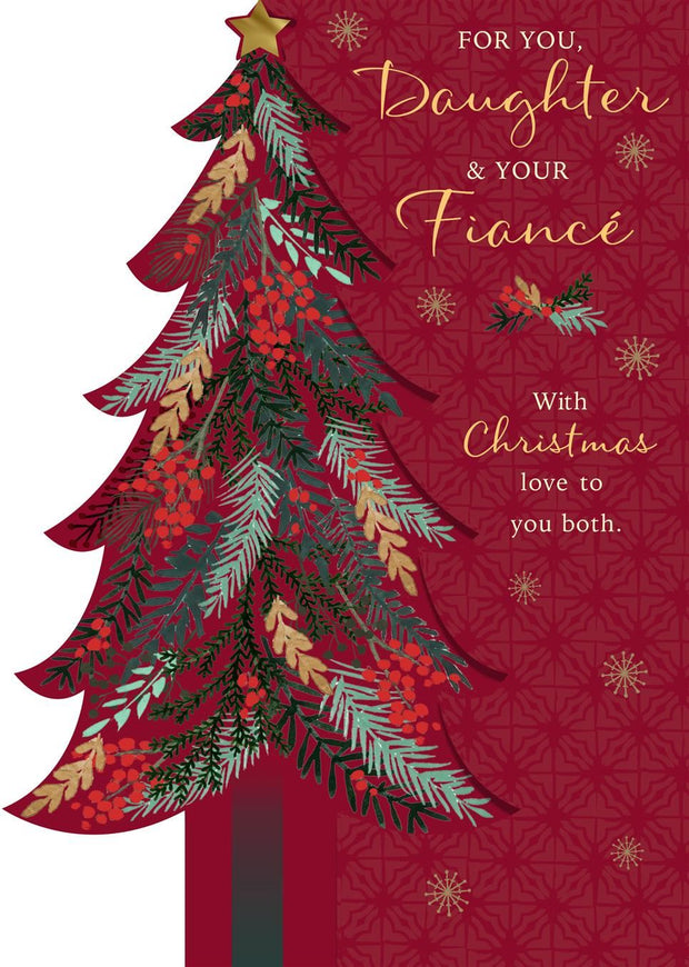 Hallmark Daughter & Fiancé Christmas Card**