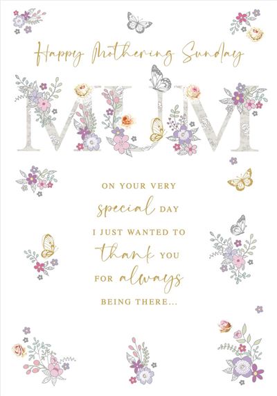 Nigel Quiney Mum Mother's Day Card