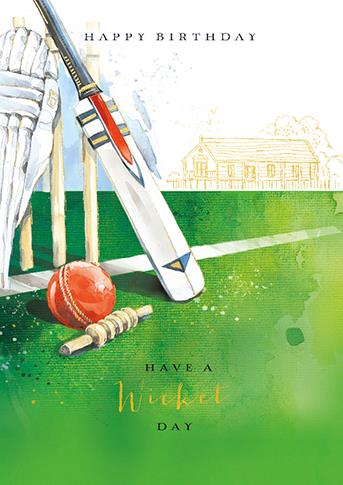 Ling Design Cricket Birthday Card*