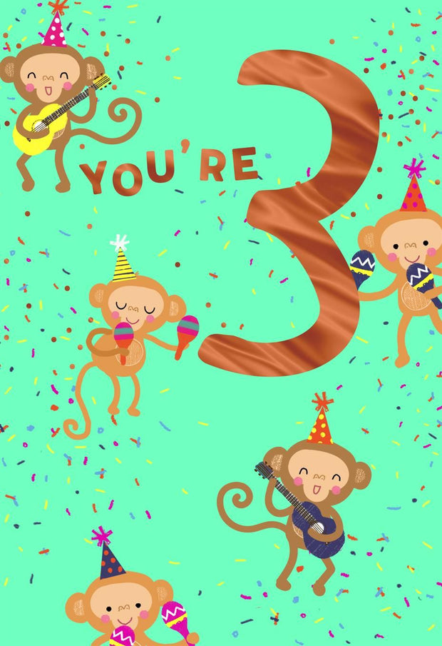 Hallmark 3rd Birthday Card*