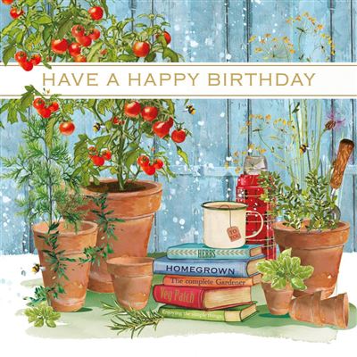 Nigel Quiney Gardening Birthday Card*