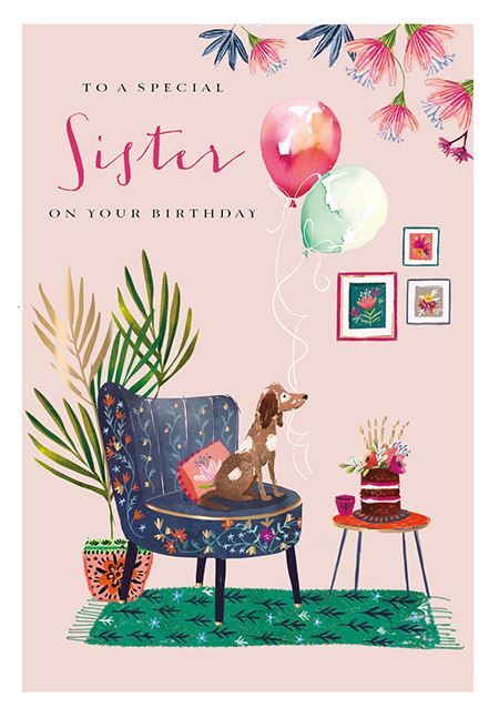 Ling Design Sister Birthday Card*