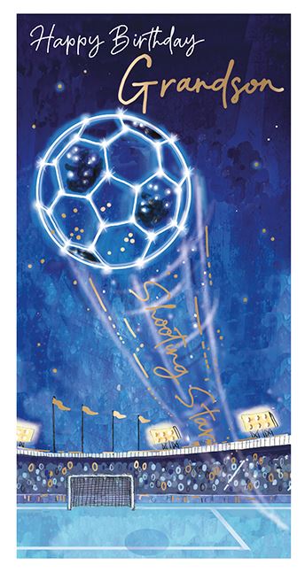 Ling Designs Grandson Football Birthday Card*