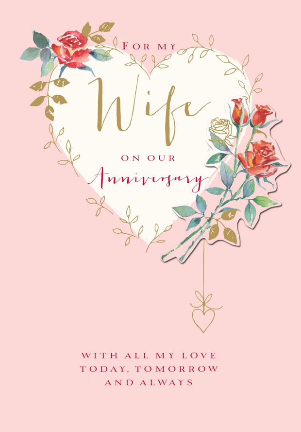 Ling Design Wife Anniversary Card*