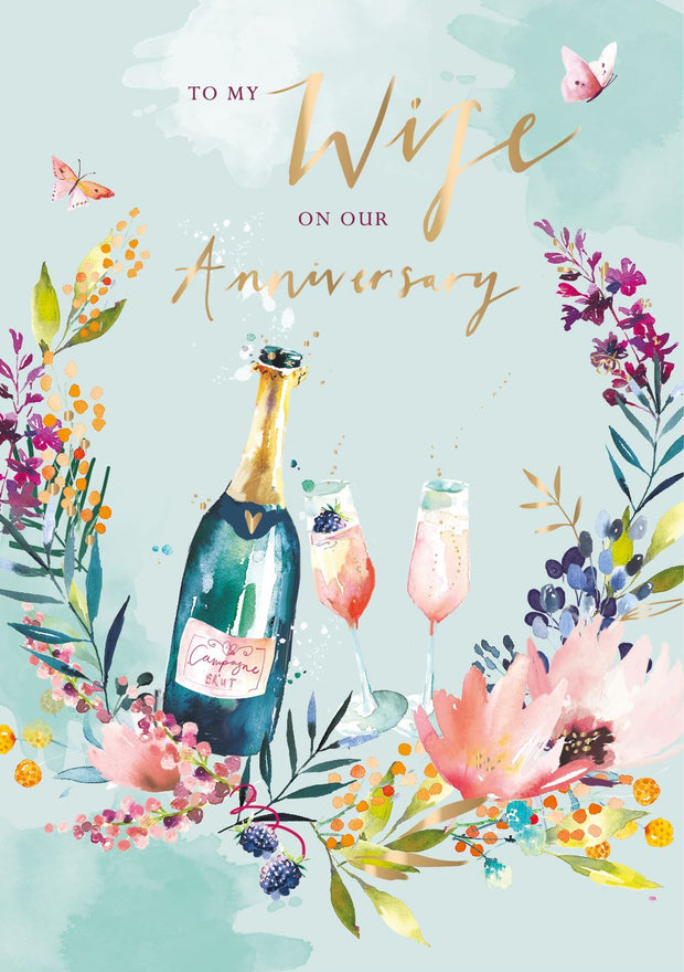 Ling Design Wife Anniversary Card*