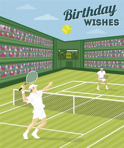 Nigel Quiney Tennis Birthday Card*