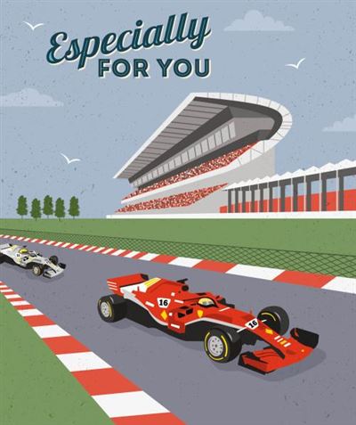 Nigel Quiney Formula 1 Birthday Card*