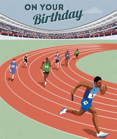 Nigel Quiney Sprinter Birthday Card*