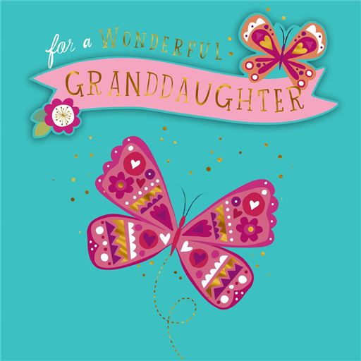 Hallmark Granddaughter Birthday Card*